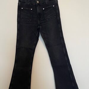 ZARA Kids black flare-fit jeans